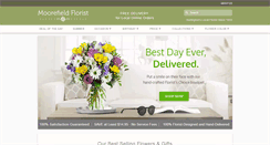 Desktop Screenshot of moorefieldflorist.com